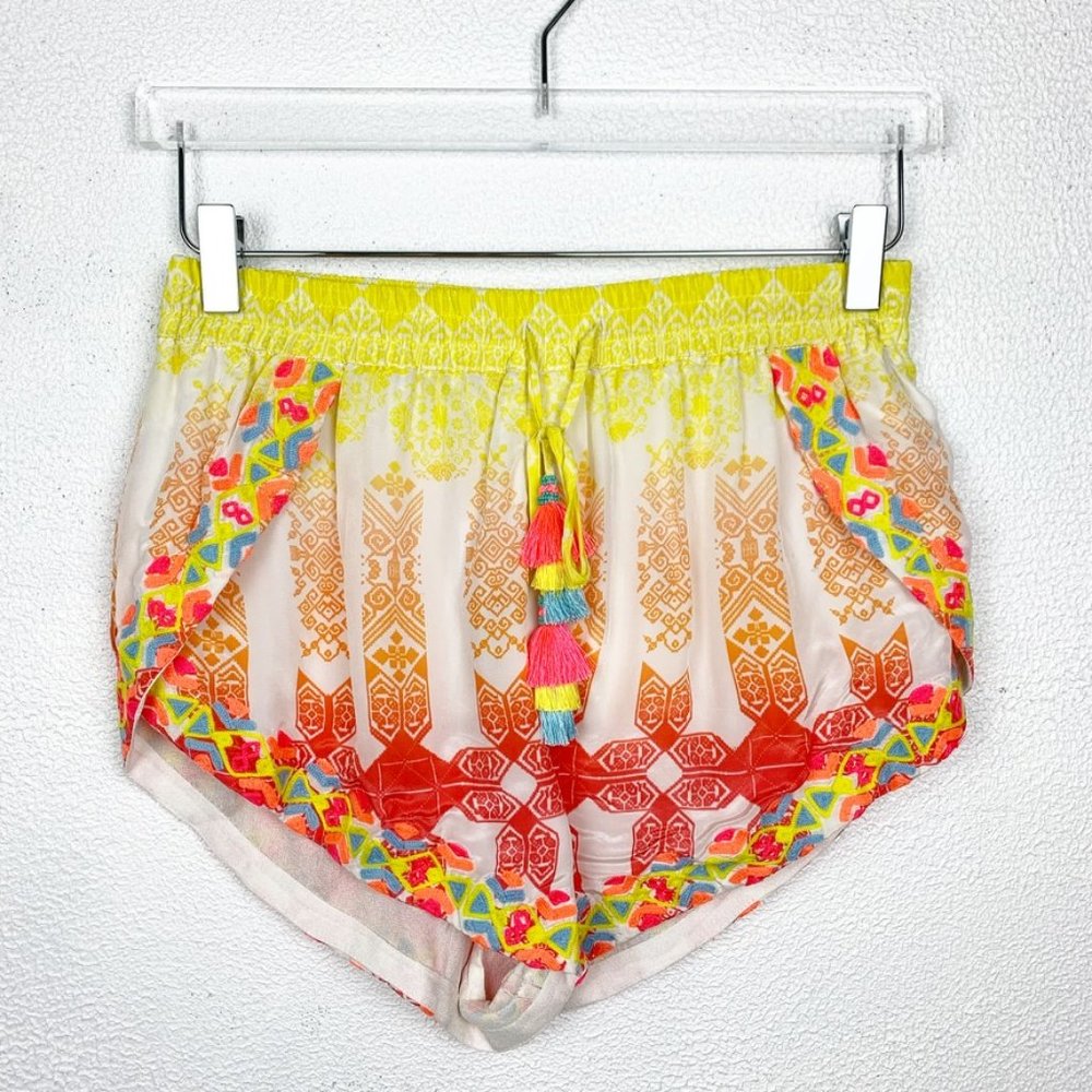 Rococo Sand | Silk Mini Beach Shorts